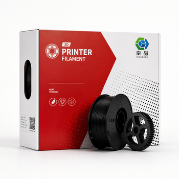PETG пластик,філамент, Kingroon Filament для 3D принтера 1.75 мм 1 кг,Black