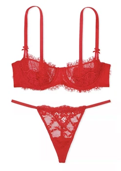 Комплект Victoria’s Secret Червоний 38C-L
