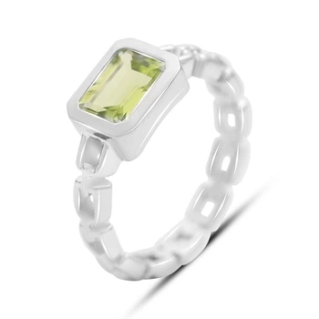 Серебряное кольцо с хризолітом 1.633ct, вес изделия 3,46 гр (2174424)