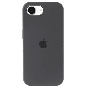 Чохол Fiji Silicone Case для Apple iPhone 17e бампер накладка Soft Touch з мікрофіброю Carbon Grey