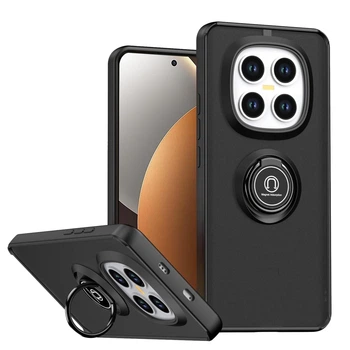 Чехол Fiji Colorframe для Xiaomi Redmi Note 15 Pro 5G матовый бампер с кольцом подставкой Black