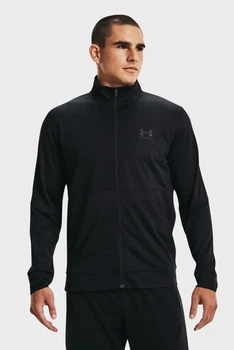 Чоловіча чорна кофта UA PIQUE TRACK JACKET Under Armour SM 1366202-001