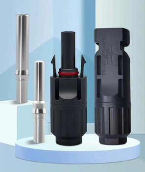 Коннекторы MC4 TOMZN 1000V 45A, PV Wire End, комплект Male/Female для солнечных панелей