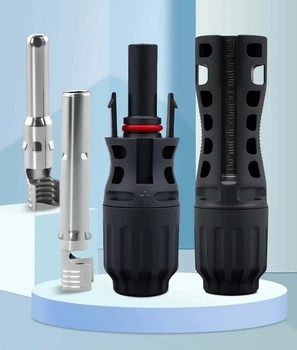 Коннекторы MC4 TOMZN 1500V 32A, PV Wire End, комплект Male/Female для солнечных панелей
