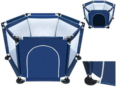 Манеж детский Malatec 126х109х65,5 см темно-синий VenDNT-102