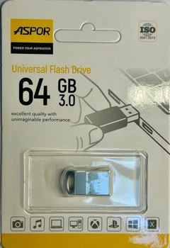 Флешка Памяти - USB Flash Aspor AR105 64GB
