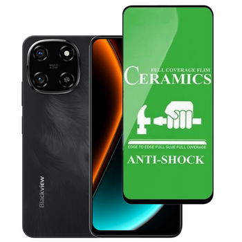 Защитное стекло-пленка Fiji Ceramics для Blackview Color 6 полная проклейка черный