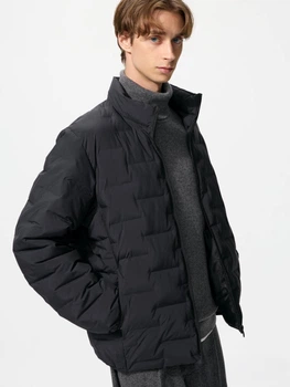 Куртка демісезонна чоловіча Uniqlo Pufftech 373683651 L Чорна (1159859520)
