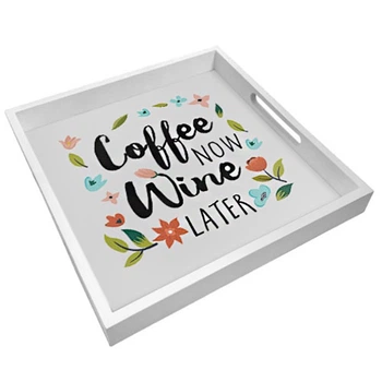 Піднос з ручками «Wine and coffee»
