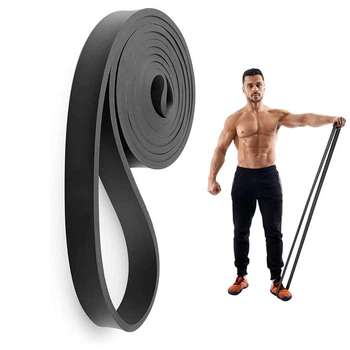 Резинка для фитнеса петля, лента-эспандер 25-65 кг 2080*22 мм Feel Fit Черная