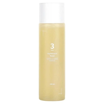 Тонер-эссенция для сияния кожи No.3 Super glowing Essence Toner Numbuzin 200 мл 8809652580128