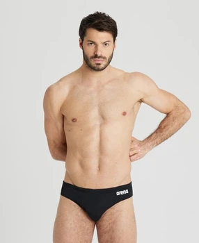 Плавки пляжні чоловічі Arena M Solid Brief Black-White 2A254 (розмір UK26/F65)