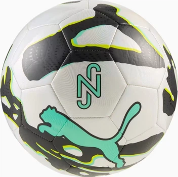 М'яч футбольний Puma Neymar Jr Graphic Ball 085023-01 №4 Біло-чорно-м'ятний (4069161836329)