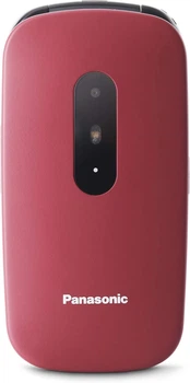 Кнопковий телефон 2.4" Panasonic KX-TU446EXR 2G 1-SIM 2Мп Red b7