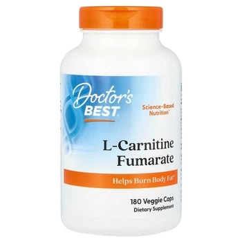 Л-карнітин фумарат Doctor's Best (L-Carnitine Fumarate) 855 мг 180 капсул DRB00154