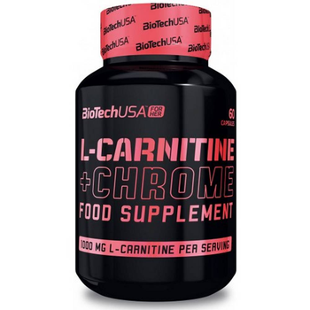 L-карнітин + Хром BioTech USA (L-Carnitine + Chrome) 1000 мг/20 мкг 60 капсул BTU234325