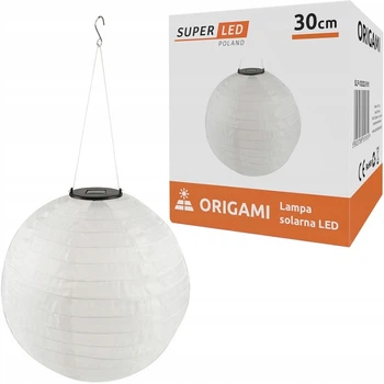 Подвесной фонарь SuperLED пластик 30 см белый (723871)