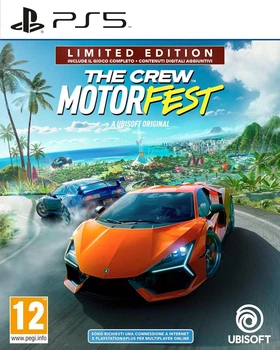 Игра видеоигра Ubisoft The Crew Motorfest Limited Edition для консоли PlayStation 5 с пакетом Fitted Jungle и автомобилем Porsche 718 Spyder - Уценка
