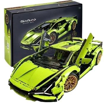 Конструктор Ламборгіні спорткар Lamborghini Sian FKP 37 на 3696 деталей масштаб 1:8