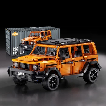 Конструктор машина джип Mercedes-Benz G-Wagen Super Car на 1007 деталей помаранчевий