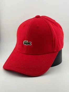 Кепка бейсболка Lacoste червона універсального розміру