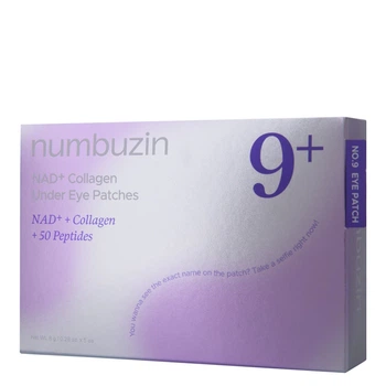 Колагенові патчі під очі з коензимом 5 шт Numbuzin No.9 NAD Collagen Under Eye Patches