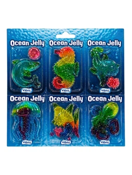 Желейні цукерки Ocean Jelly Морські мешканці 11г*6 дисплей (58321)