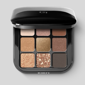 Палетка теней Glamour Multi Finish Eyeshadow Palette KIKO MILANO 02 Sunset Vibes 2.5g