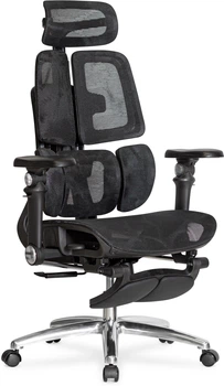 Кресло Mealux S3 Air Plus Black (HF-S3 M/B)