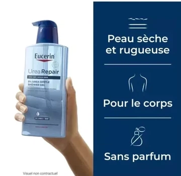 Гель для душа с мочевиной для сухой атопической кожи Эусерин UreaRepair Gel Lavant 5% D'Urée 400 мл