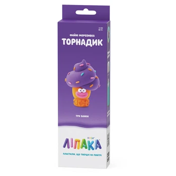 Набір пластиліну Ліпака – Lipaka Файні морозивка: Торнадик (4897105245414)