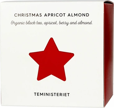 Herbata czarna Teministeriet Christmas Apricot Almond sypana 100 g (7340023003651)