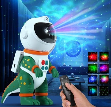 Ночник динозавр астронавт Dinosaur Astronaut Space Projector