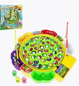 Игра музыкальная рыбалка с рыбками и удочками