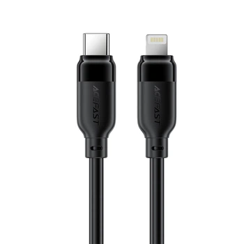 Кабель ACEFAST C16-05, USB to iP, 30W, 2m,TPU, TPU connectors, Black (6974316286288)