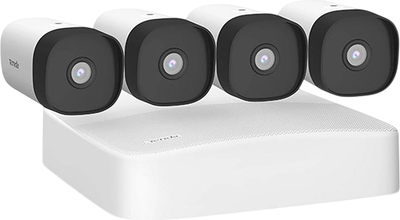 Zestaw do monitoringu Tenda K4P-4TR 4-kamery PoE (6932849438048)