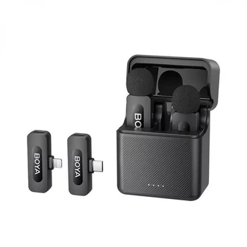 Бездротовий петличний мікрофон для телефона BOYA BY-V3 Type C Lightning Combo