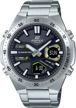 Мужские часы Casio EFV-C110D-1A3 серебристые мировое время (EFV-C110D-1A3)