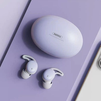 Бездротові Bluetooth навушники Remax Z2 Dreamer Series |Bluetooth 5.3, 30/230mAh, до 5 годин роботи, вбудований мікрофон, швидка зарядка, сенсорне керування| Фіолетовий