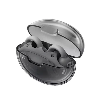 Бездротові Bluetooth навушники Remax W15 Crystal Series CozyBuds |TWS навушники, відкритого типу, Bluetooth 5.3, 25/230mAh, до 4 годин роботи, вбудований мікрофон, швидка зарядка, сенсорне керування| Чорний