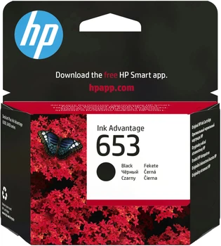 Картридж HP 653 3YM75AE Ink Cartridge Black (1939054295096)