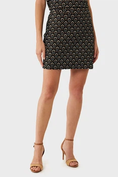 Жіноча жакардова спідниця з візерунком Jacquard geo mini skirt Mexx M MF007403051W