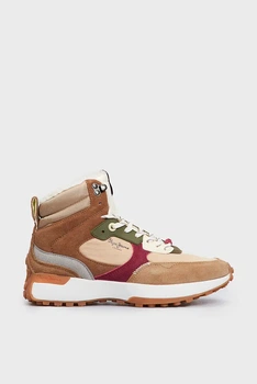 Жіночі коричневі хайтопи LUCKY TRECK Pepe Jeans 38 PLS31516