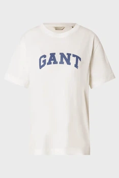 Жіноча біла футболка Gant S 4200553