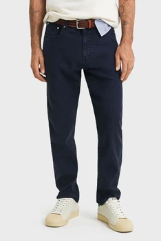 Чоловічі темно-сині лляні джинси REG COT/LINEN JEANS Gant 31-32 1000306