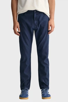 Чоловічі сині лляні брюки LINEN JEANS Gant 34-32 1000306
