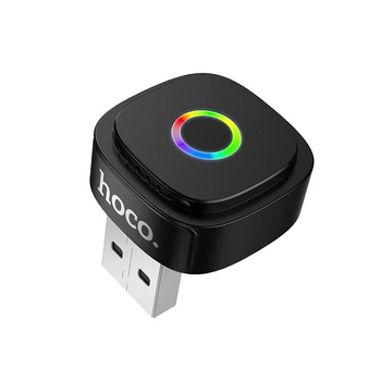 Адаптер CarPlay Hoco DUP10 mini бездротовий, автомобільний, black