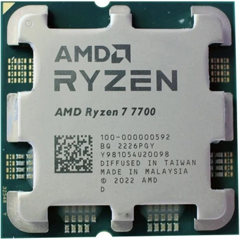 【動作品】AMD Ryzen7 7700 CPU Процессор AMD Ryzen 7 7700 3.8GHz/32MB (100-000000592) sAM5 Tray