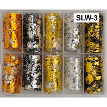 Декор для ногтей Поталь на сетке SLW-3 (Арт. 490)