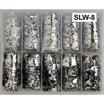 Декор для ногтей Поталь на сетке SLW-8 (Арт. 493)